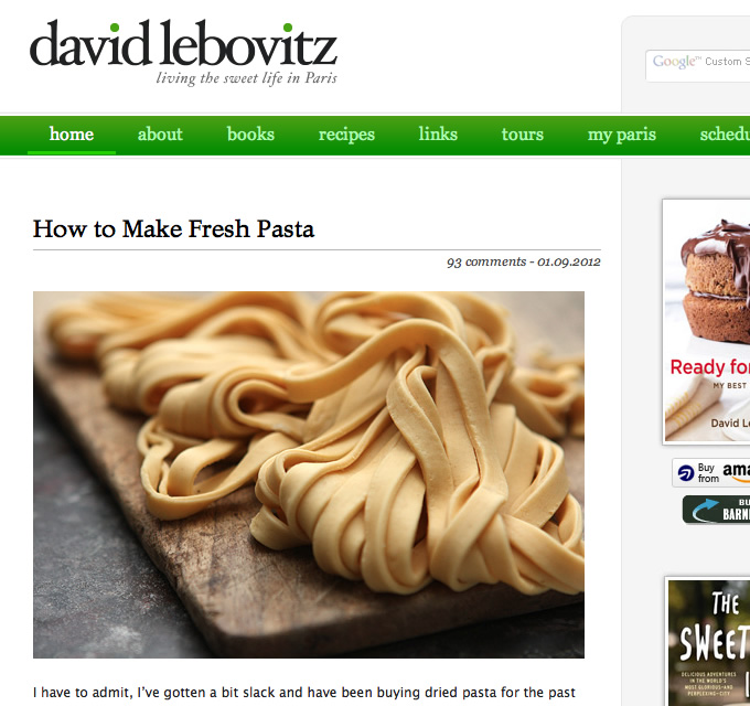 How to Make Fresh Pasta - David Lebovitz