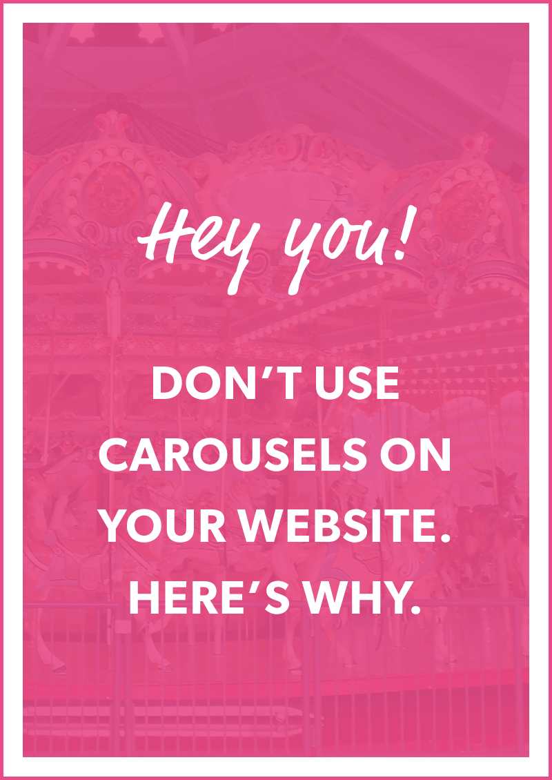 Here's lots of useful reasons and research why you should use carousels or sliders on your website.