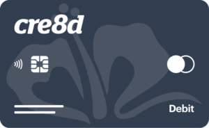 cre8d debit card